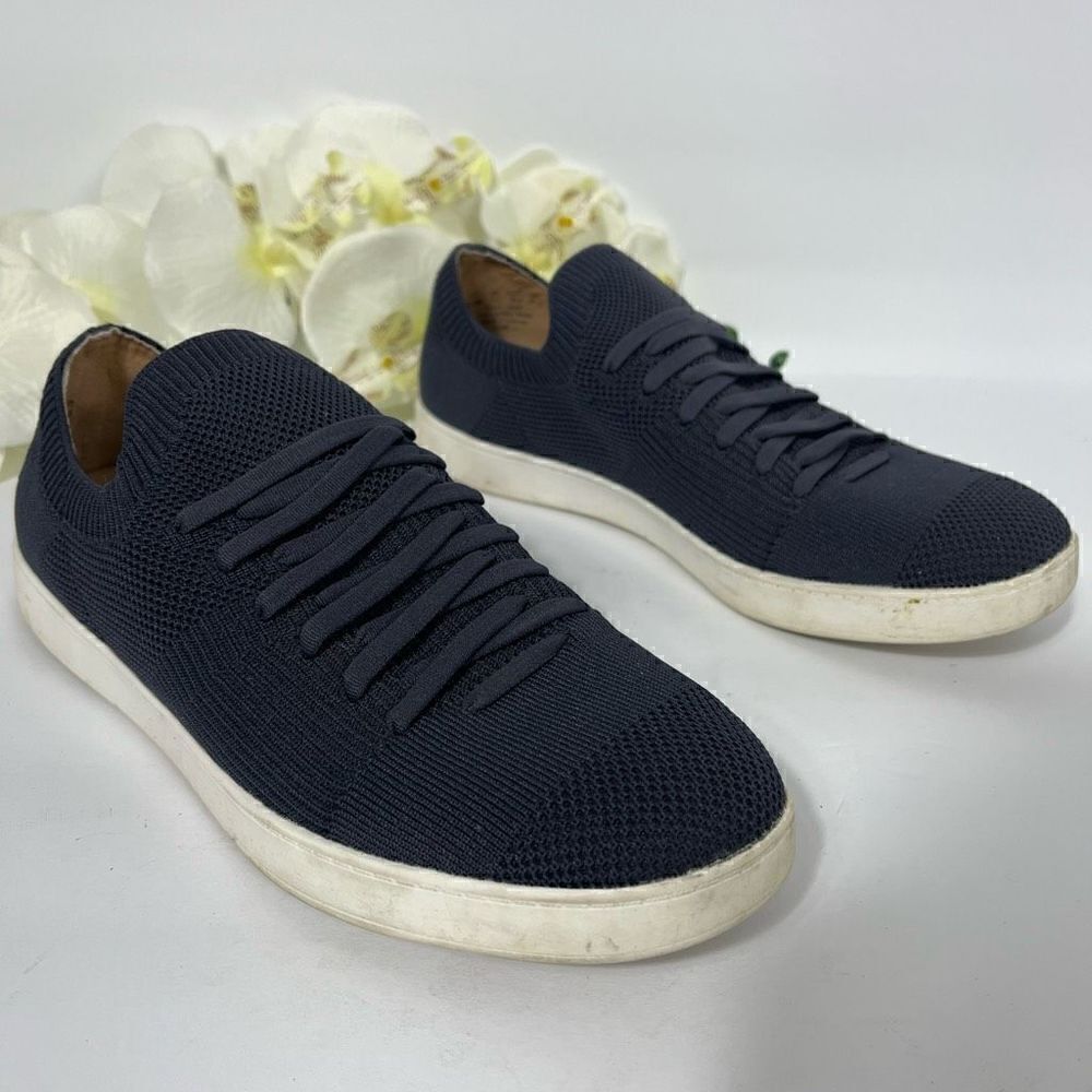 LifeStride Women's Esme 2 Slip Sneakers Size 8.5 Navy Blue Knit Fabric Comfy